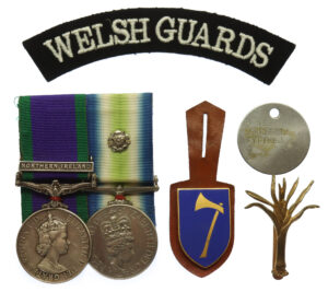 Campaign Service Medal (Clasp – Northern Ireland) and South Atlantic Medal Pair - Lance Sergeant M. Fyfield, Welsh Guards