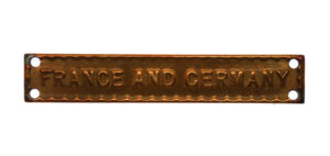 WW2 France and Germany Medal Clasp