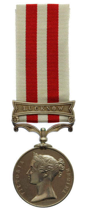 Indian Mutiny Medal (Clasp - Lucknow) - Pte. G. Woods, 3rd Bn. Rifle Brigade