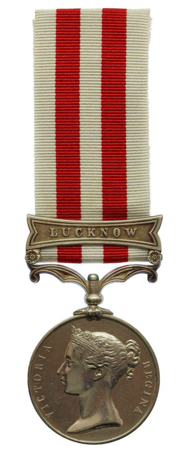 Indian Mutiny Medal (Clasp - Lucknow) - Pte. G. Woods, 3rd Bn. Rifle Brigade