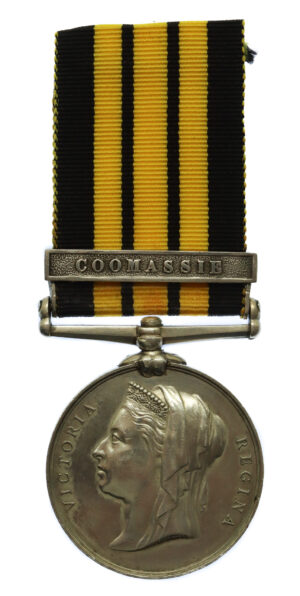 Ashantee Medal 1873-74 (Clasp - Coomassie) - Pte. T. Gayes, 2nd Bn. Rifle Brigade