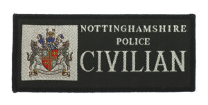 Nottinghamshire Police Civilian Cloth Patch Badge