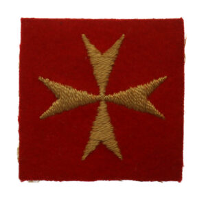 British Troops Malta Garrison Cloth Formation Sign