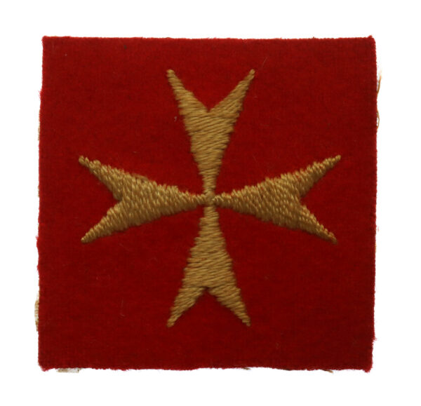 British Troops Malta Garrison Cloth Formation Sign