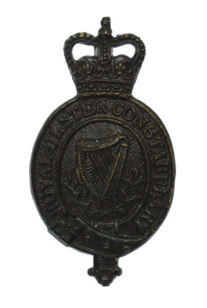 Royal Ulster Constabulary (R.U.C.) Helmet Badge - Queen's Crown