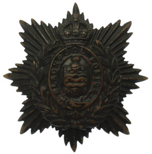 Blackpool Police Night Helmet Plate - King's Crown