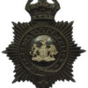 Pembrokeshire Police Black Helmet Plate - King's Crown