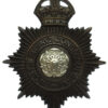 North Riding Constabulary Night Helmet Plate - King's Crown