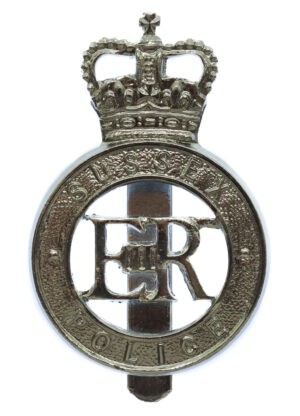 Sussex Police Cap Badge - Queen's Crown