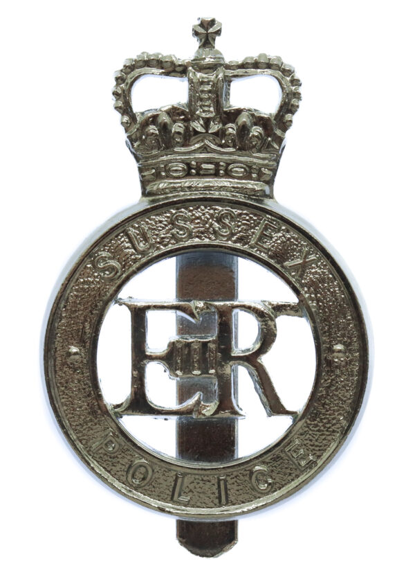 Sussex Police Cap Badge - Queen's Crown