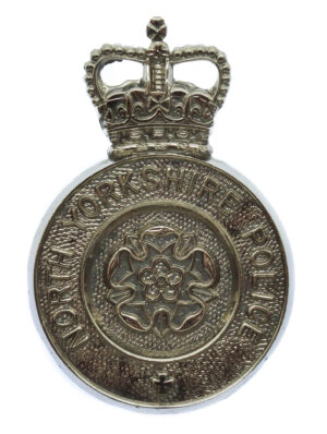 North Yorkshire Police Cap Badge - Queen's Crown