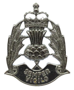 Scottish Police Forces Cap Badge - Queen's Crown
