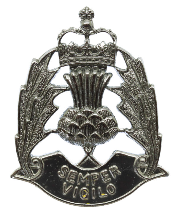 Scottish Police Forces Cap Badge - Queen's Crown