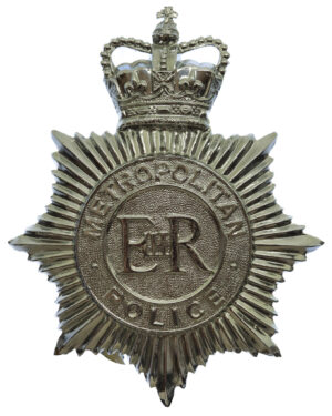 Metropolitan Police Helmet Plate - Queen's Crown