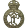Palestine Police Cap Badge - King's Crown