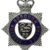 Preston Borough Police Senior Officer's Enamelled Cap Badge - Queen's Crown