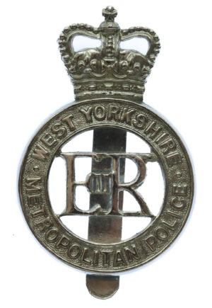 West Yorkshire Metropolitan Police Cap Badge - Queen's Crown