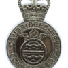 Cambridgeshire Constabulary Cap Badge - Queen's Crown