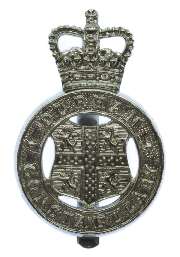 Durham Constabulary Cap Badge - Queen's Crown