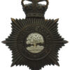 Worcestershire Constabulary Night Helmet Plate - Queen's Crown