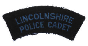 Lincolnshire Police Cadet Cloth Shoulder Title Badge