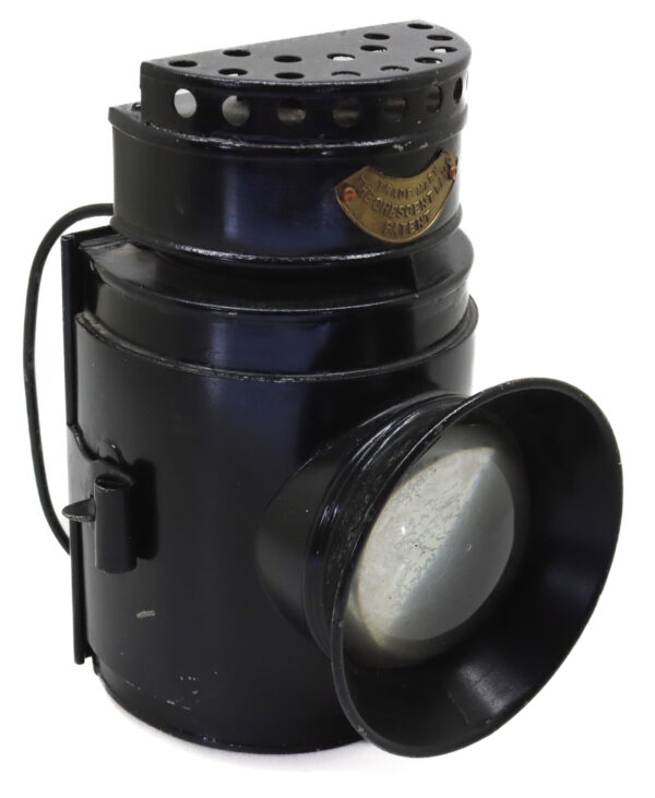 Victorian Dolan & Co. 'The Crescent Lamp' Patent Police Lantern