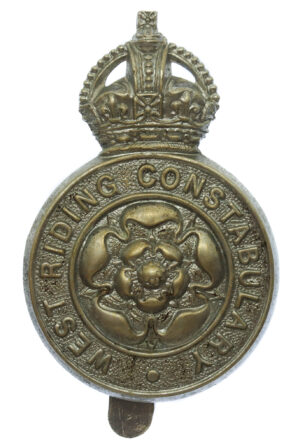 West Riding Constabulary Cap Badge - King's Crown