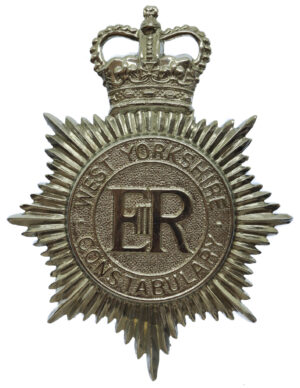 West Yorkshire Constabulary Helmet Plate - Queen's Crown