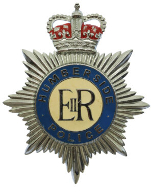 Humberside Police Enamelled Helmet Plate