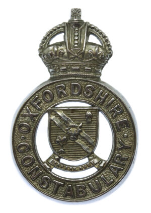 Oxfordshire Constabulary Cap Badge - King's Crown