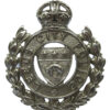 Leeds City Police Wreath Cap Badge - King's Crown