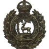 Berkshire Constabulary Night Helmet Plate - King's Crown