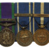 Campaign Service Medal (Clasp - Northern Ireland) and NATO Medal Group of Three - Spr. L.A. Kerr, Royal Engineers