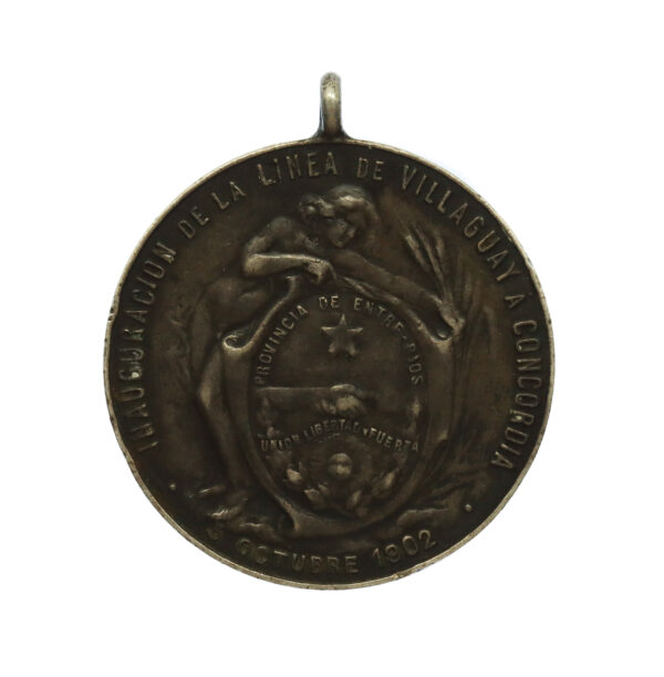 Argentina Entre Rios Railway Company Medal
