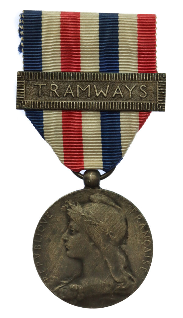 France. Ministry of Transport Tramways Medal 1950