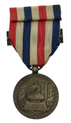 France. Ministry of Transport Tramways Medal 1950