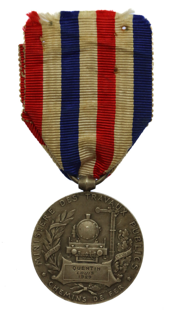 France. Ministry of Public Transport Medal 1929