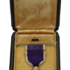 USA WW2 Issue Purple Heart in Box - Private William R. Bruner, Company C, 11th Armoured Infantry Battalion, 1st Armoured Division, US Army