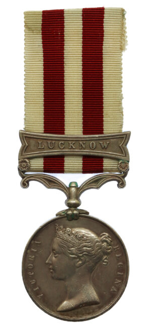 Indian Mutiny Medal (Clasp – Lucknow) - Pte. W. Clarke, 1st Bn (East Devonshire) Regiment of Foot