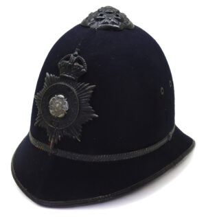 Northamptonshire Constabulary Cork Rose Top Night Helmet (Pre 1953)
