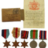 WW2 Burma Casualty Medal Group of Five - Gnr. F. Cory, 67th Heavy Anti-Aircraft Regiment, Royal Artillery