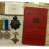 WW2 Defence Medal and EIIR Police Long Service Good Conduct Medal with Original Documents & Oxfordshire Constabulary Helmet Plate - PC. A. Lipscombe, Oxfordshire Constabulary