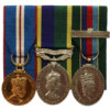 Territorial Efficiency Medal & Volunteer Reserve Service Medal Group of Three - L.Cpl. B. Major, Royal Corps of Transport / Royal Logistic Corps