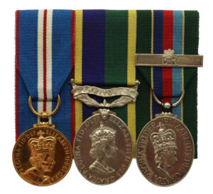 Territorial Efficiency Medal & Volunteer Reserve Service Medal Group of Three - L.Cpl. B. Major, Royal Corps of Transport / Royal Logistic Corps