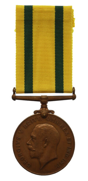 WW1 Territorial Force War Medal - Bmbr. R.C. Dykes, Royal Artillery - Wounded
