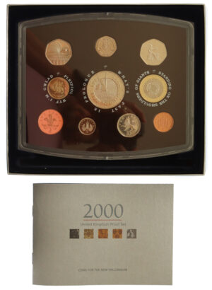 Royal Mint 2000 United Kingdom Proof Coin Set – Coins for the New Millennium