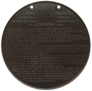 Large Edward 7th Abdication Medal 1936