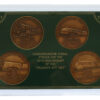 The Railway Act 1921 Set of 4 Medals Commemorating the 50th Anniversary