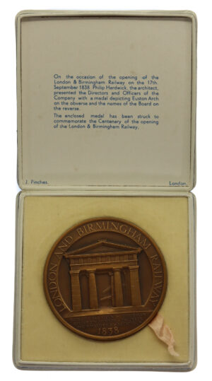 London and Birmingham Railway Centenary Medal 1938