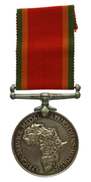 WW2 Africa Service Medal 1939-45 - N26766 Dhlamini B.